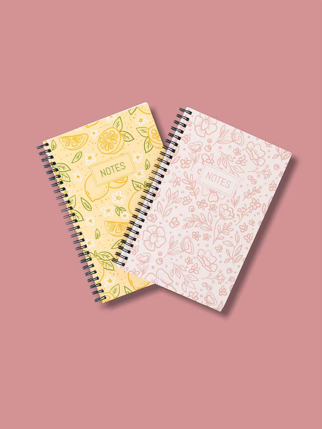 Pink Floral Notebook