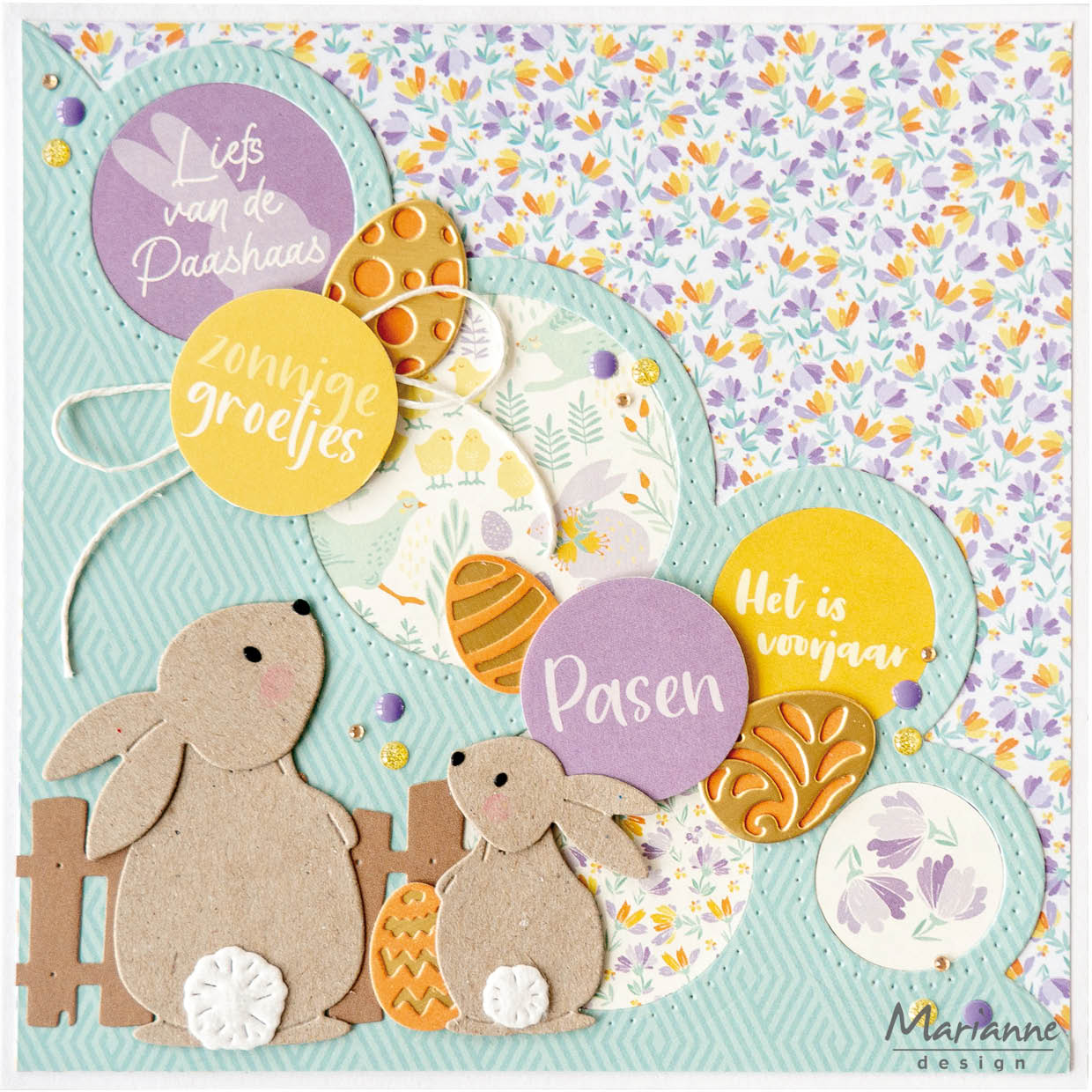 Marianne Design Enamel Dots - Duotone Lavender