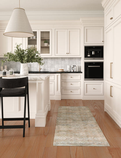 Teppich Kissara Beige Blau