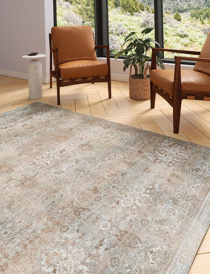 Teppich Kissara Beige Blau