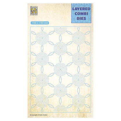 Nellie's Choice Layered Combi Dies Flower Layer C
