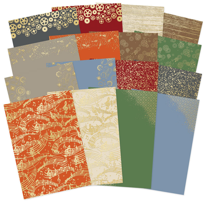 Clockwork Curiosities Luxury Foiled Cardstock
