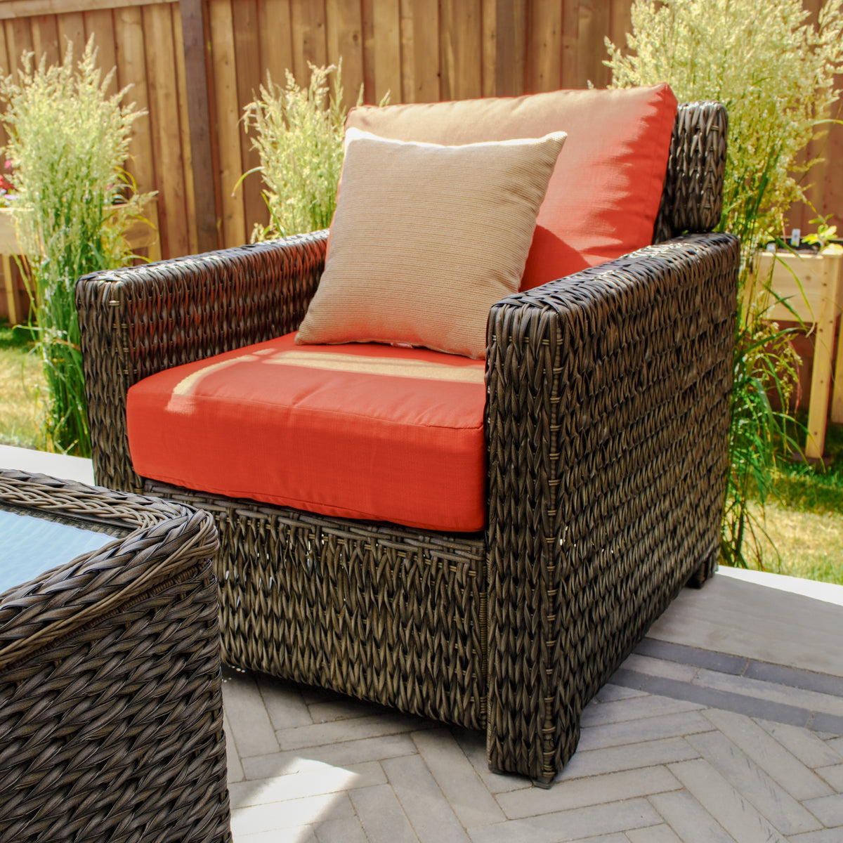 Laguna Point Wicker Outdoor Club Chair - AURABAGS SHOP