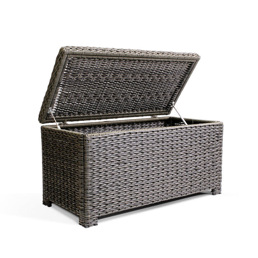 Laguna Point Wicker Outdoor Storage Chest Coffee Table - AURABAGS SHOP