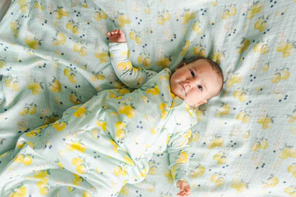 Muslin Swaddle - Lemon Squeezy