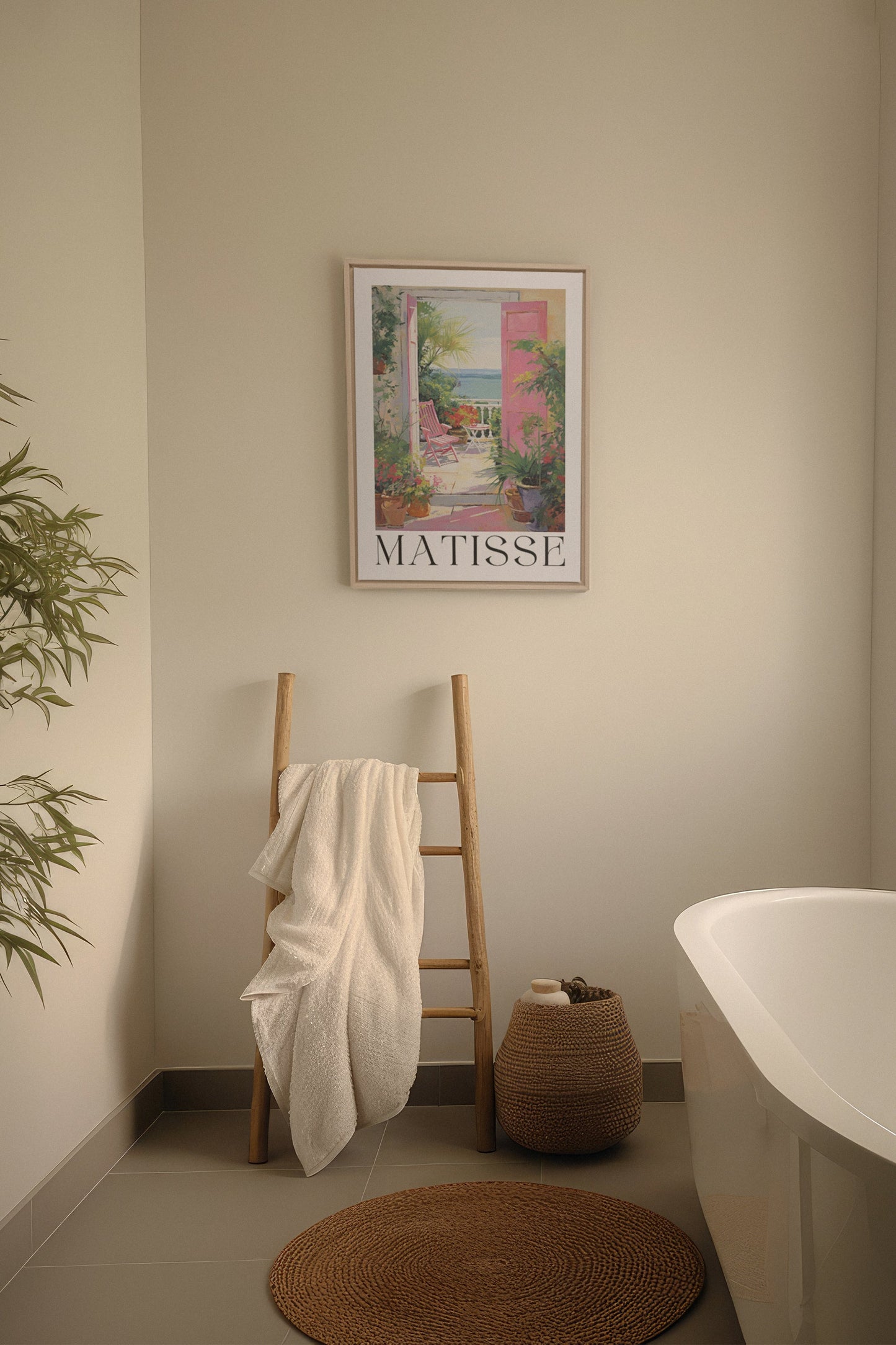 MATISSE, Oeuvre sur toile étirée