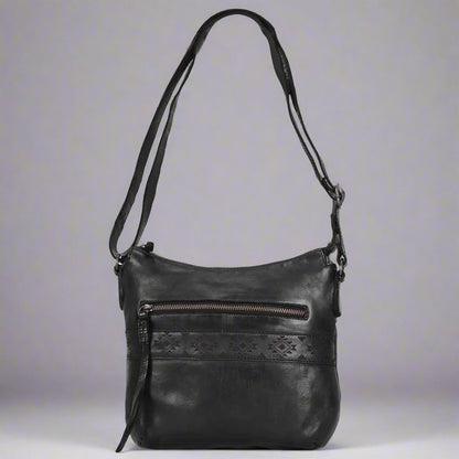 MET Crossbody Bag with Aztec Design