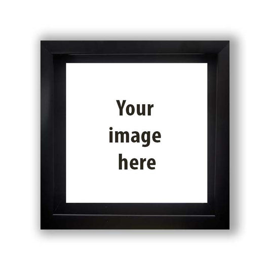 Leinwandbild – Quadratische Fotos mit individuellem Rahmen