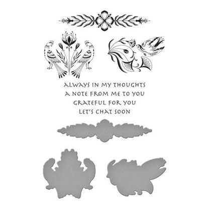 Let's Chat Soon Icons Press Plate & Die Set from the BetterPress Collection