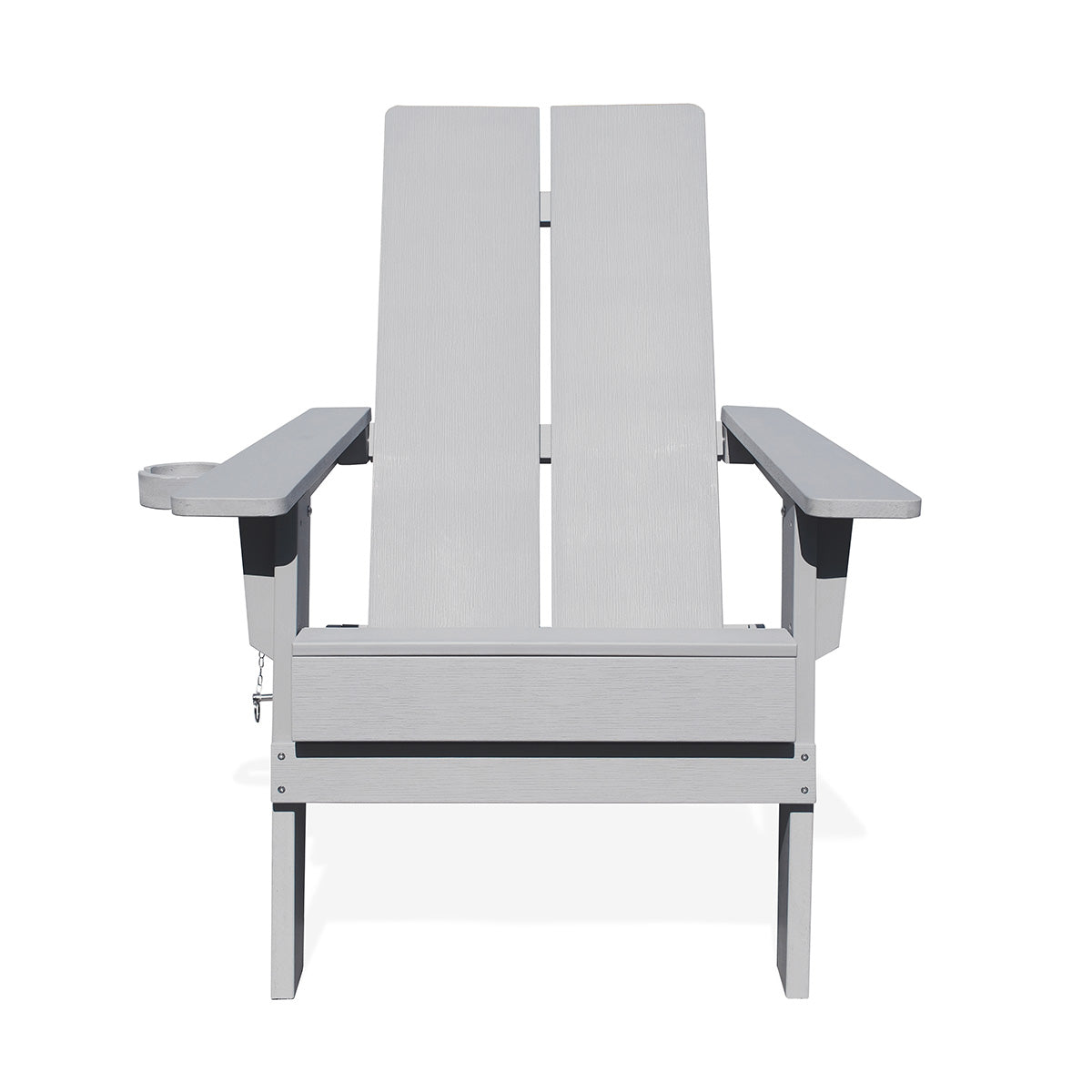 Adirondack Polymer Outdoor Folding Chair with Cupholder - AURABAGS SHOP