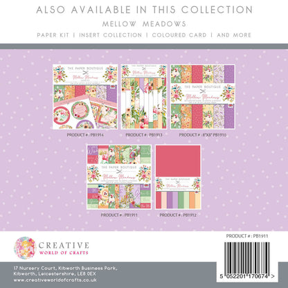 The Paper Boutique Mellow Meadows 8x8 Embellishments Pad