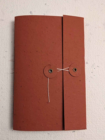 Large | Plantable Button and String Notebook