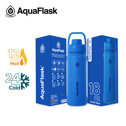 AquaFlask Original Vakuumisolierte Wasserflaschen 530ml (18oz)