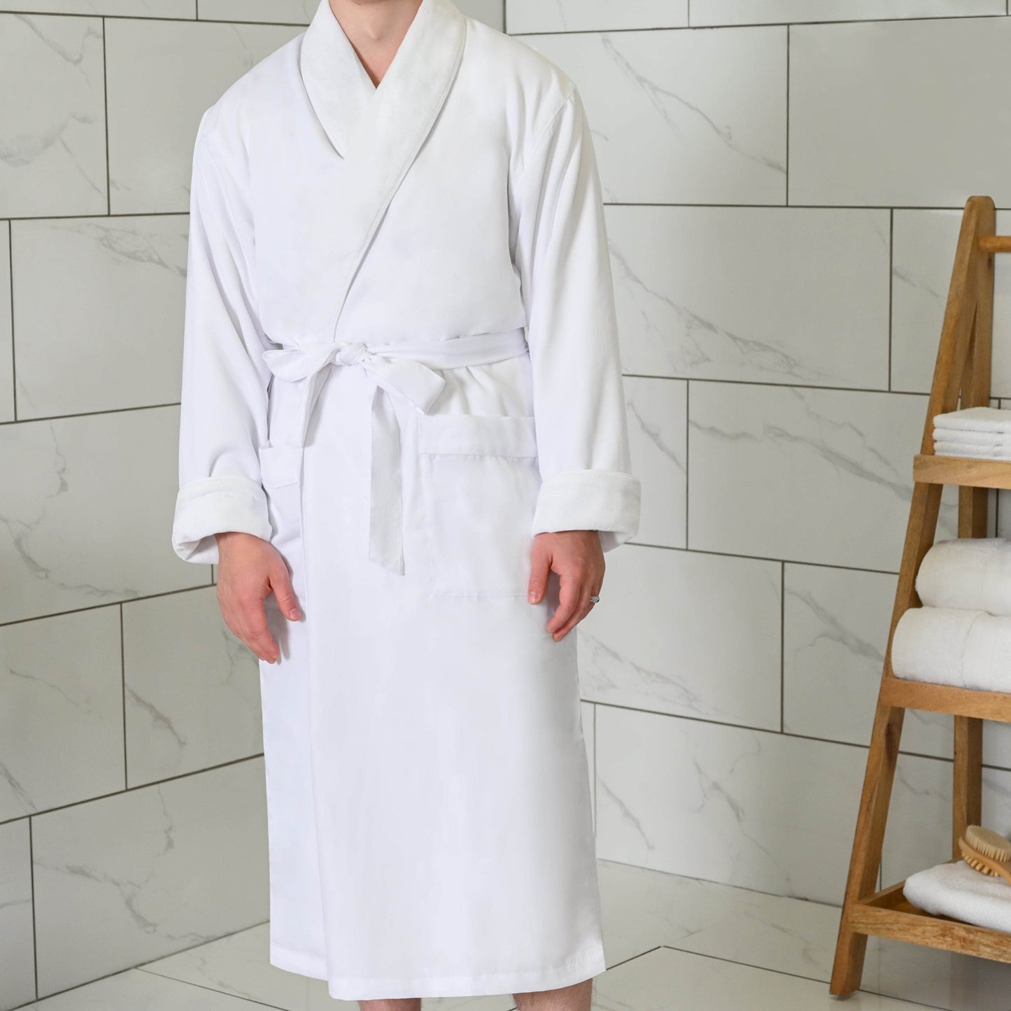 Refined Micro Terry Bathrobe