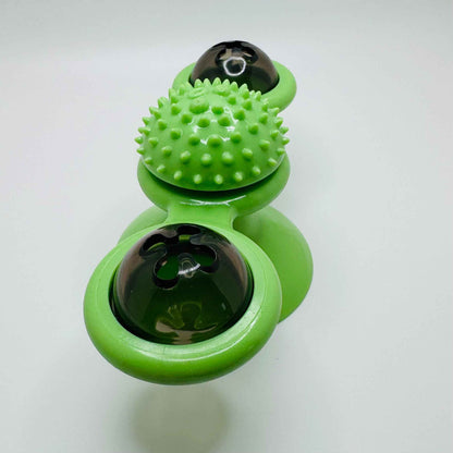 Cat Windmill Interactive Toy with Suction Cup