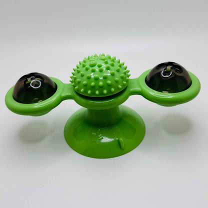 Cat Windmill Interactive Toy with Suction Cup