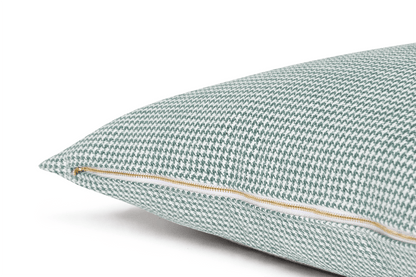 Pewter Houndstooth Cushion Cover