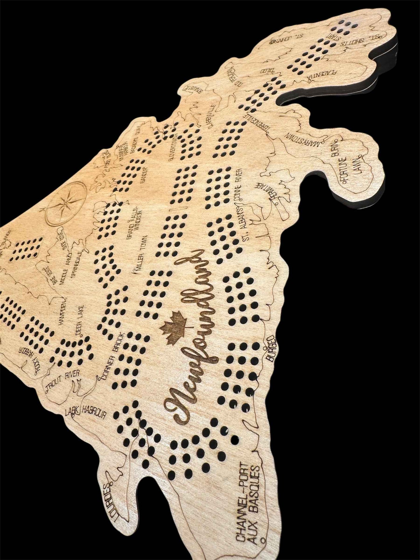 Newfoundland Cribbage Board