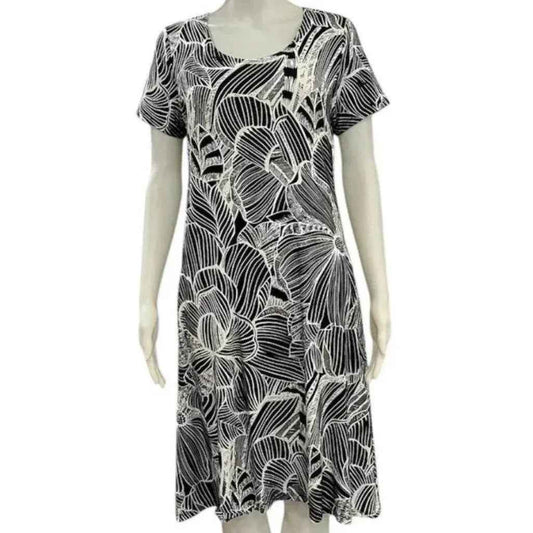 Robe noire et blanche Julia Divina