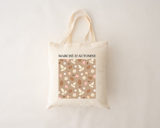 Sac réutilisable - Marché d'automne