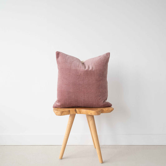 VELVET - RIBBED ROSE PINK