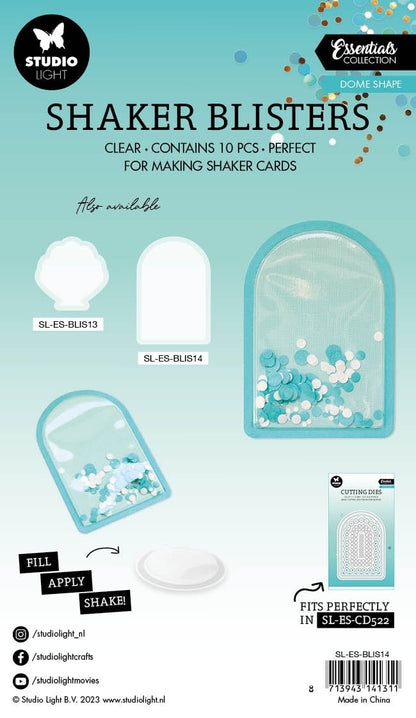 SL Shaker Blisters Dome Shape Essentials 75x110x11mm 10 PC nr.14