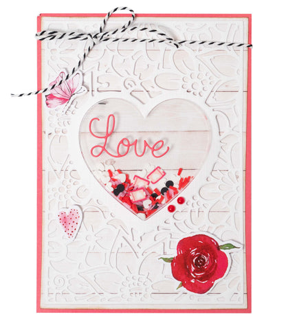 SL Cutting Die Floral Heart Frame Essentials 105x148x1mm 4 PC nr.465