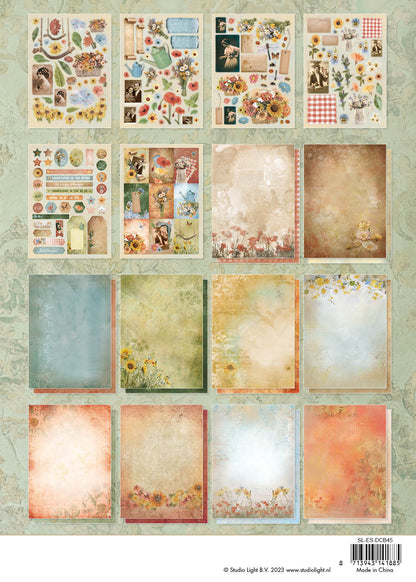 SL DIY Block Aged Wildflowers Essentials294x210x9mm 32 SH nr.45