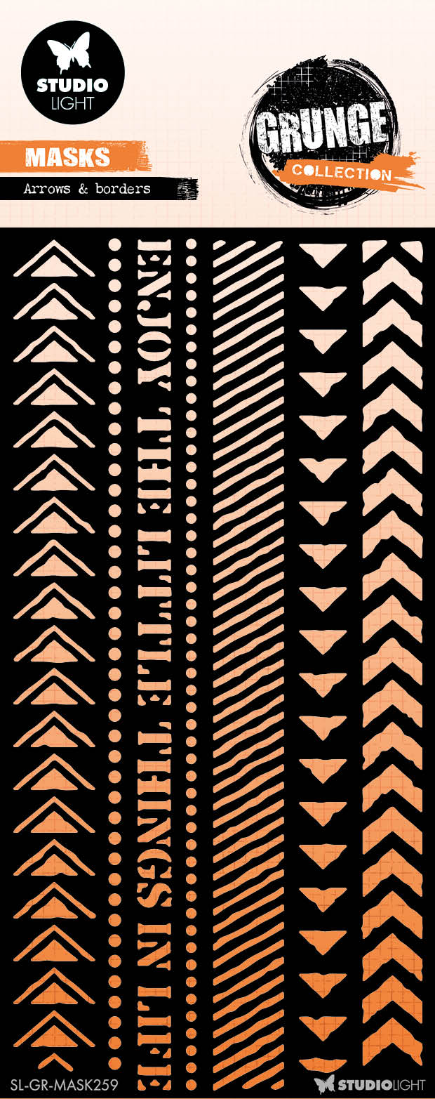 SL Mask Arrows & Borders Grunge Collection 1 PC