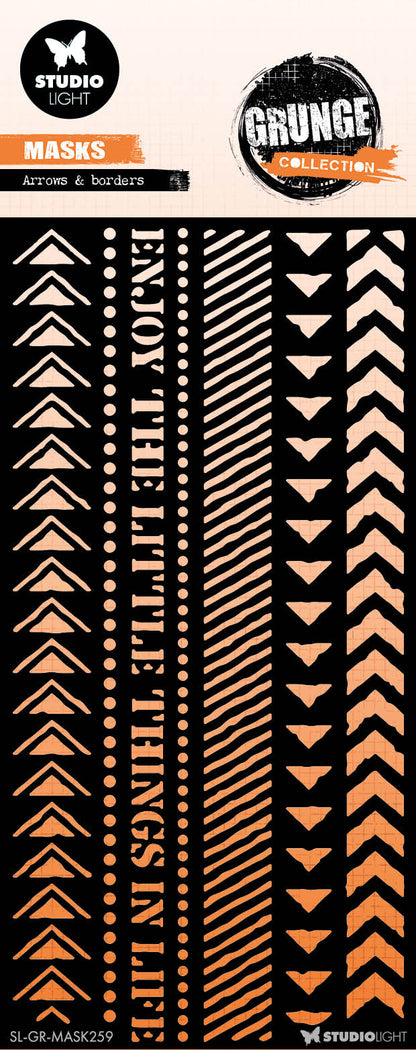 SL Mask Arrows & Borders Grunge Collection 1 PC