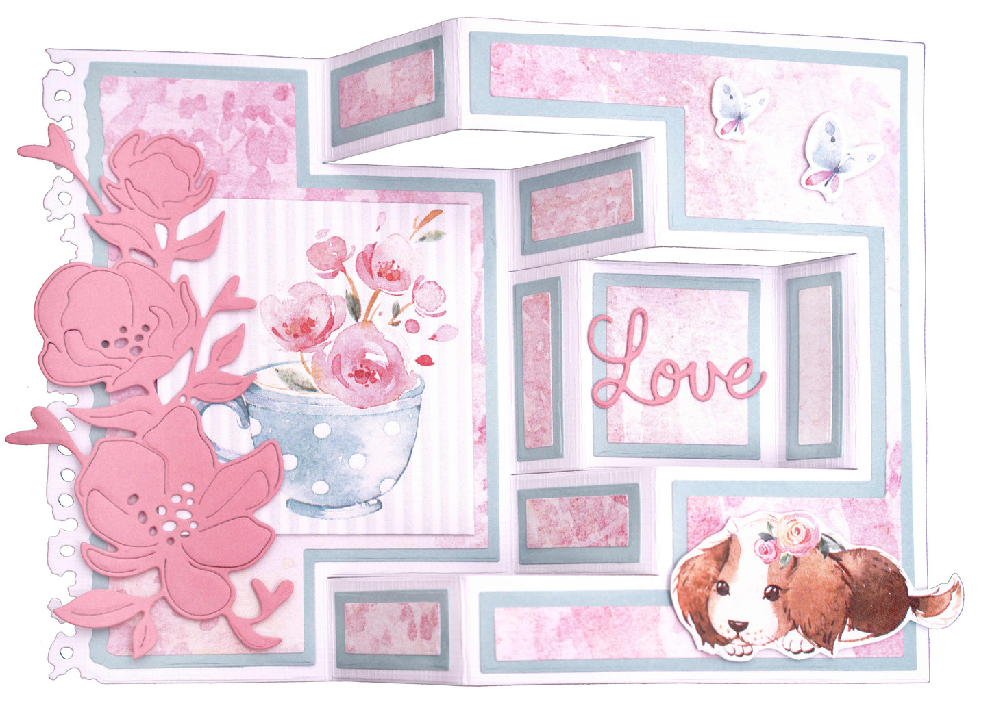 SL Cutting Die Love Friends Little Blossom 102x150x1mm 1 PC nr.197