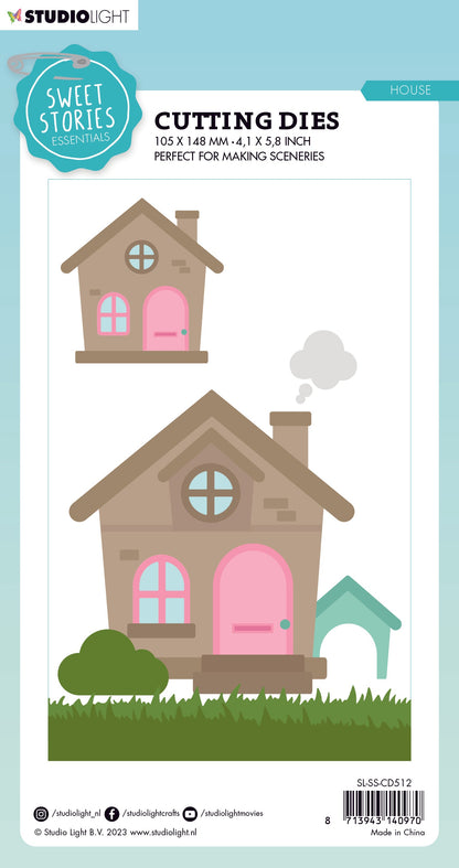 SL Cutting Die Essentials House Sweet Stories 105x148x1mm 10 PC nr.512