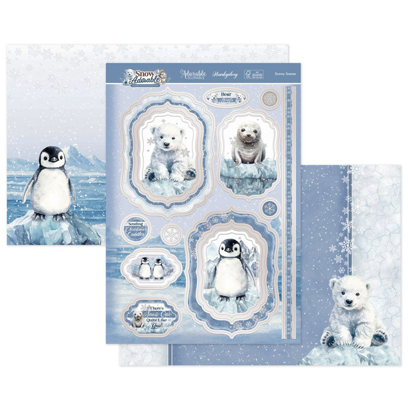 Snowy Scenes Luxury Topper Set