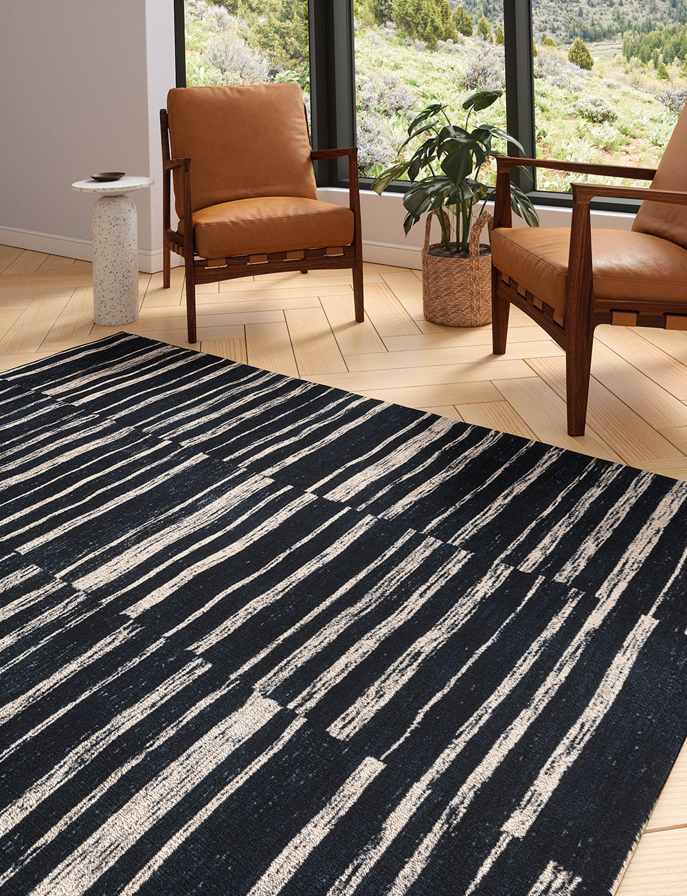 Teppich Sahara Dunkelblau