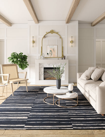 Teppich Sahara Dunkelblau