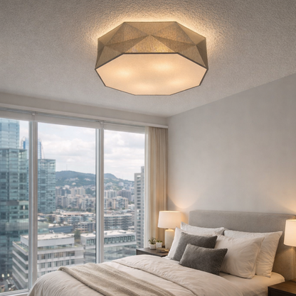 KANTOOR Gray Modern Flush Mount Light - AURABAGS SHOP