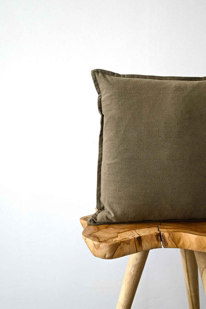 COTTON/ LINEN - OLIVE