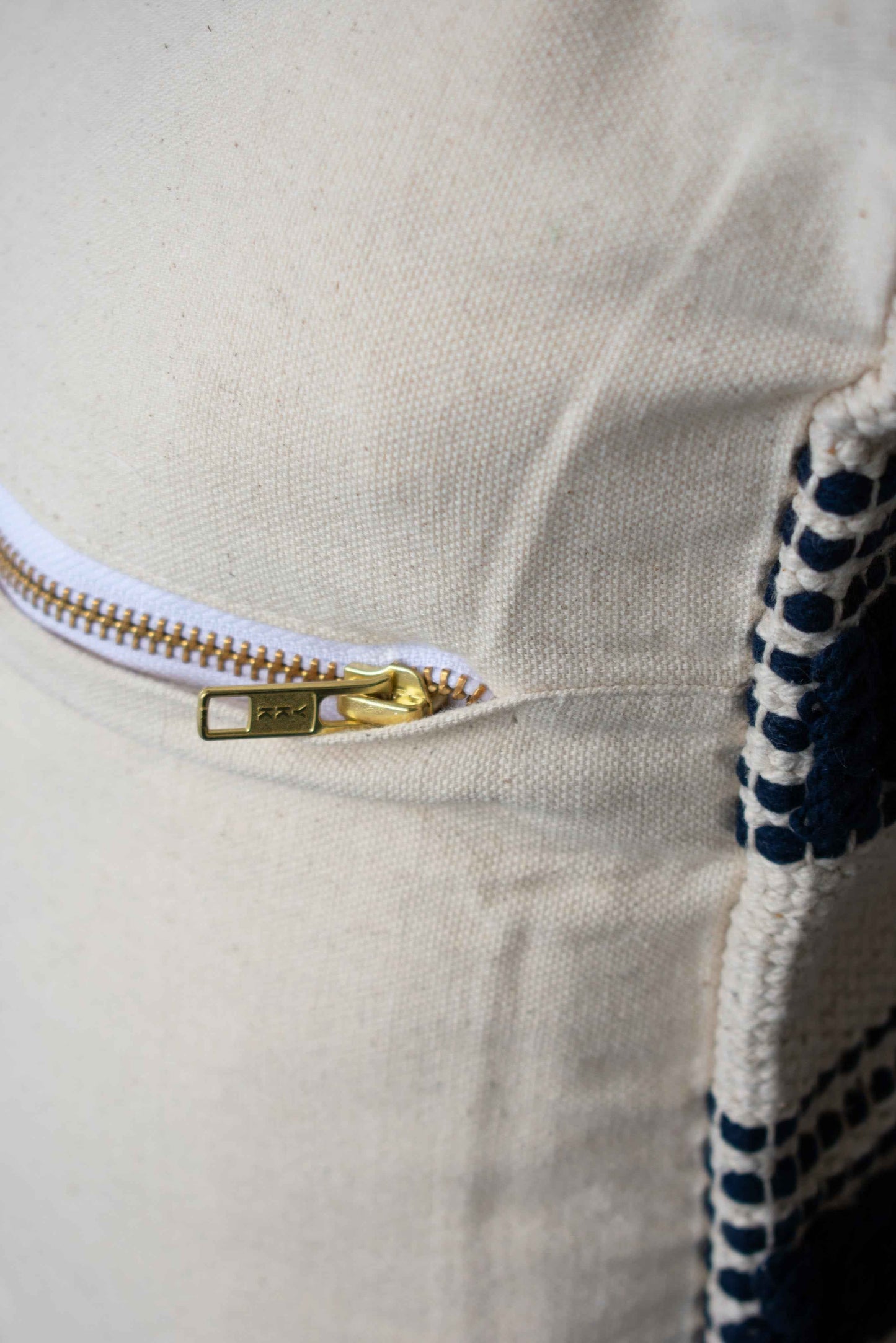 COTTON CANVAS - NAVY RIPPLE