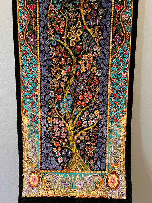 Silk Tableau Rug | 3' 4" x 1'