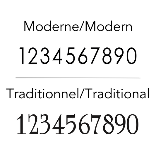 Tampa • Plaque d'adresse en stainless [1732]