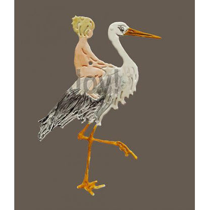 Joy! Crafts Die - Baby And Stork