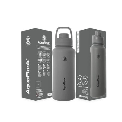 AquaFlask 935ml (32oz) Vakuumisolierte Flasche – Edelstahl, Auslaufsicher