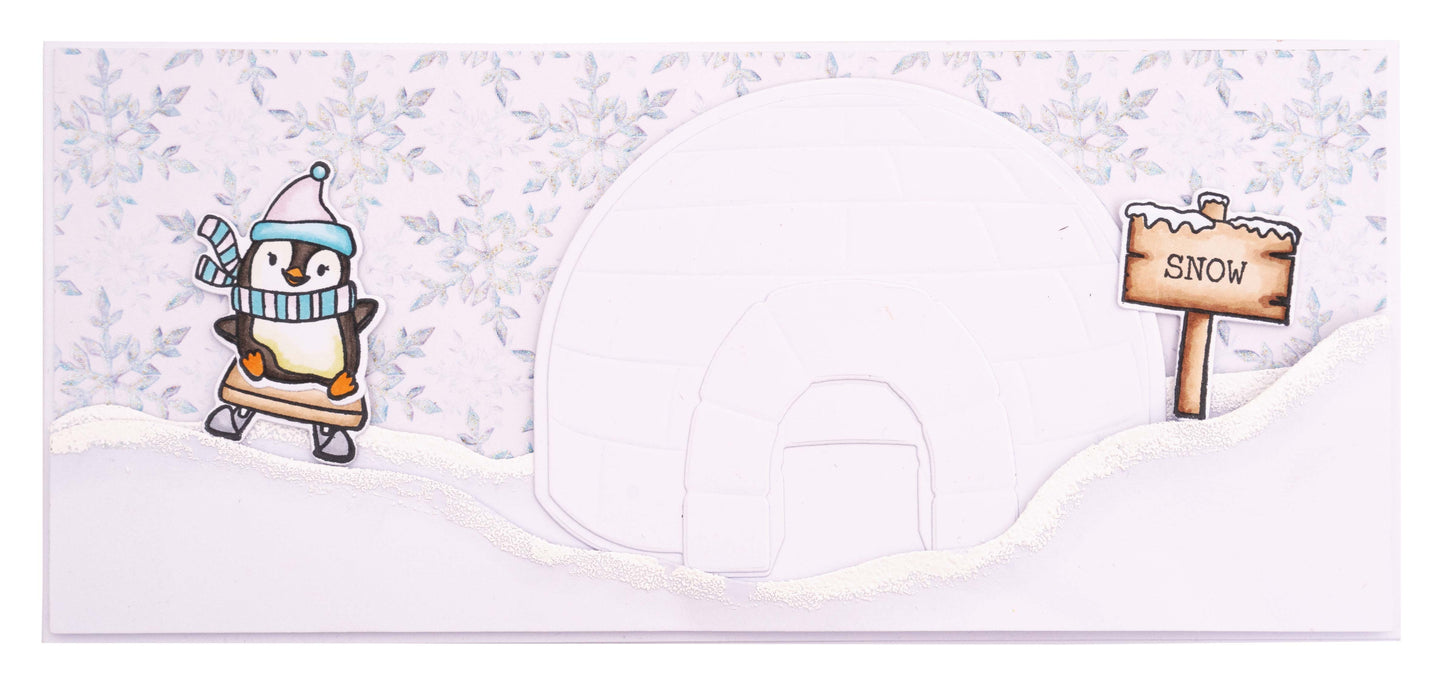 SS Clear Stamp Quotes Small Winter Season Sweet Stories 105x148x3mm 1 PC nr.163