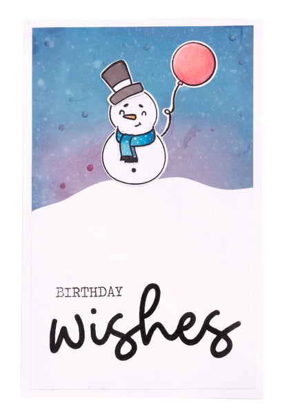 SS Clear Stamp Quotes Large Winter Wishes Sweet Stories 105x148x3mm 1 PC nr.162