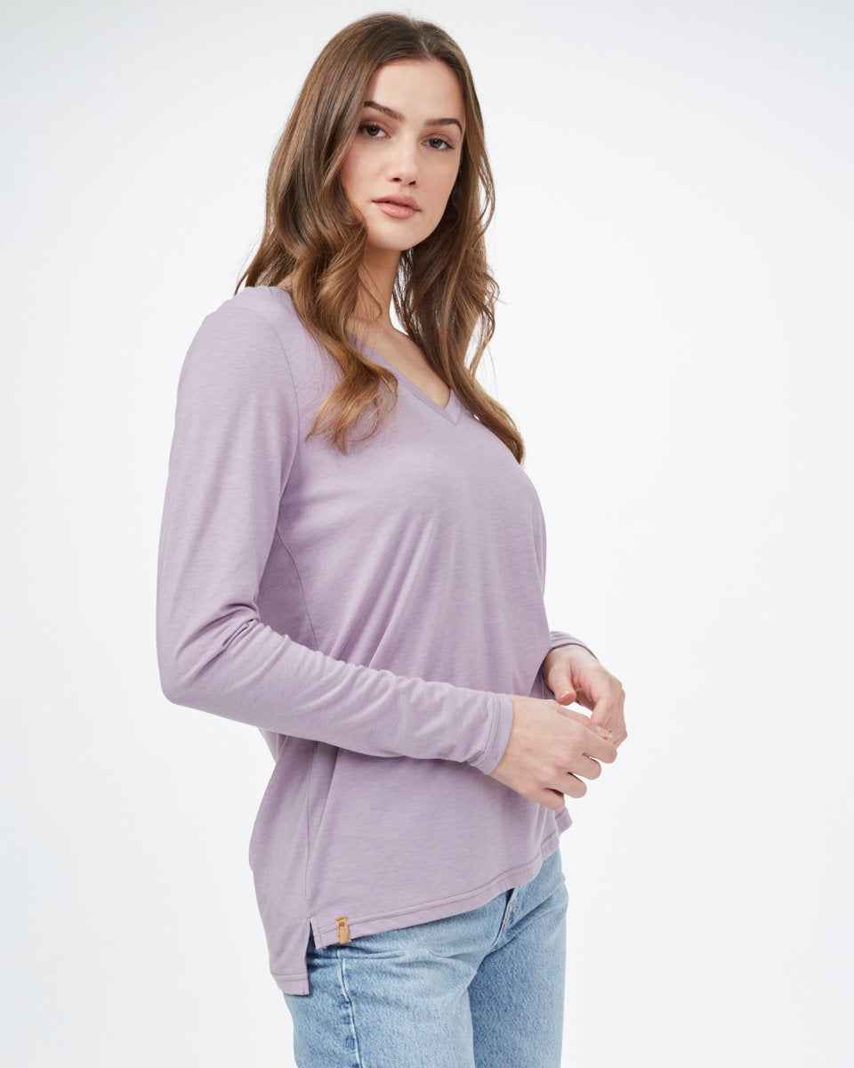 TreeBlend V-Neck Longsleeve T-Shirt