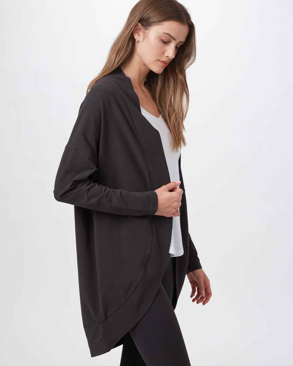 French Terry Cocoon Cardigan