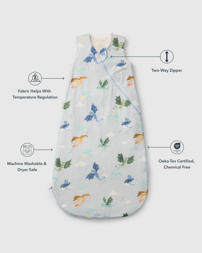 Baby Sleep Sack TENCEL™ 1.0 TOG - Magical Dragons