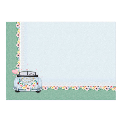 Just Married Luxury Topper Set
