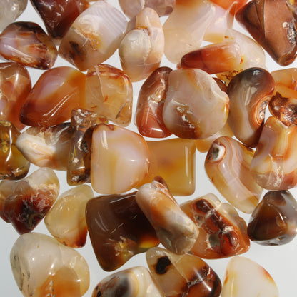 Carnelian E Tumbled Stones - Brazil