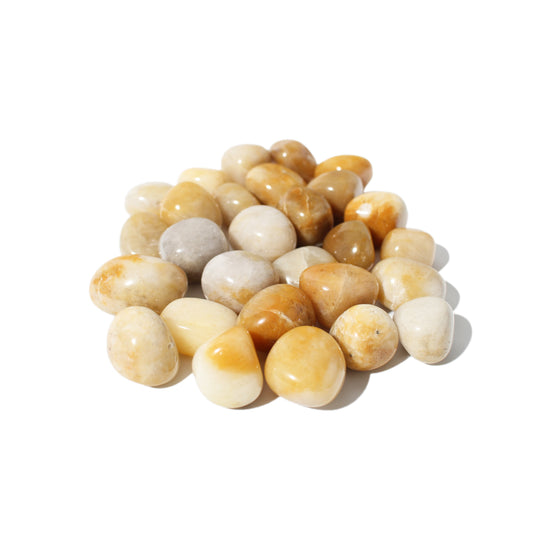 Yellow Jade Tumbled Stones